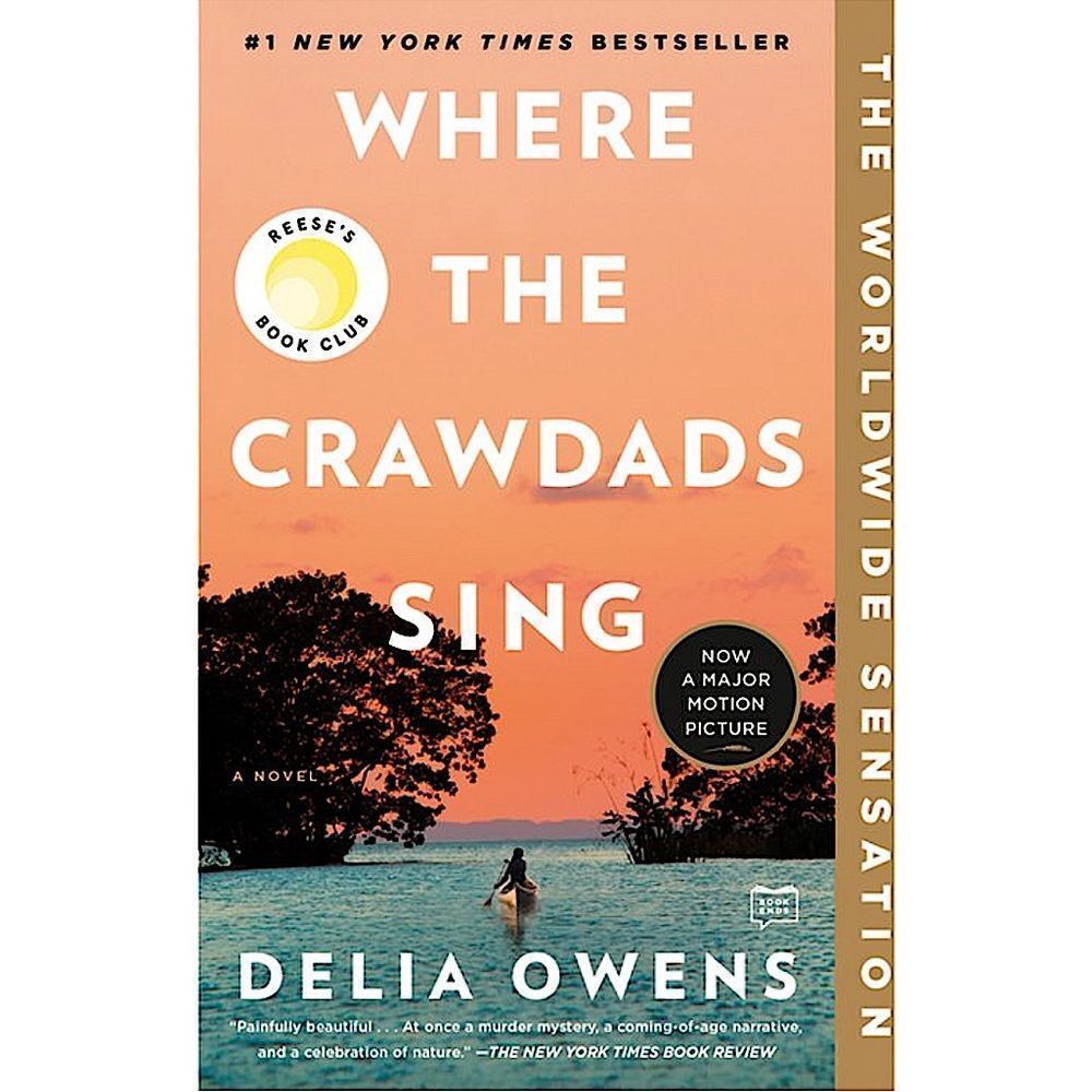 “Where the Crawdads Sing” a Hardback novel by Delia Owens!